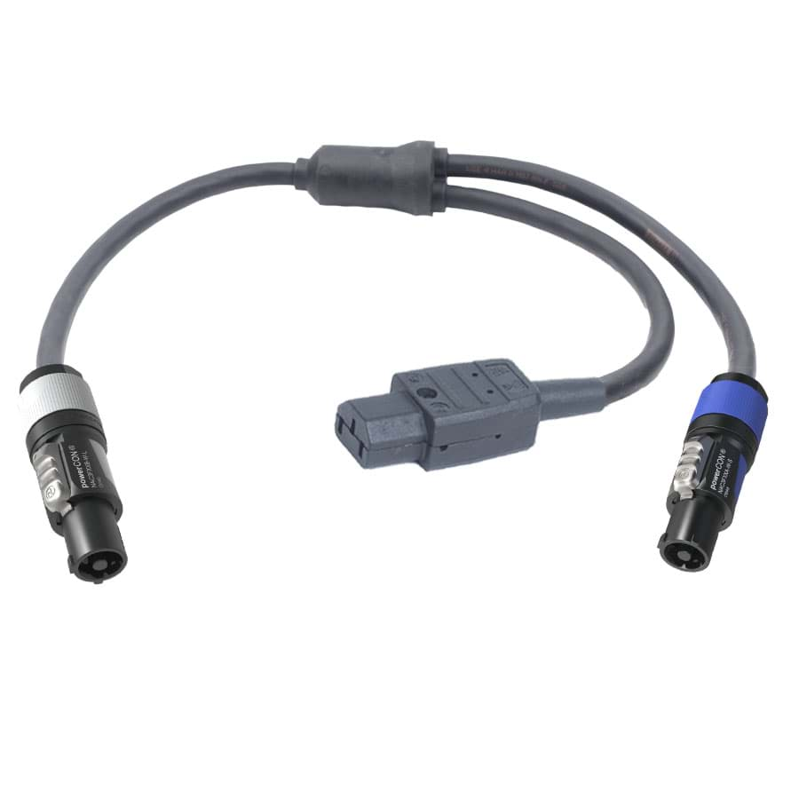 Afbeelding van Y-splitter H07RNF 2,5mm2 PCON BL-M 0,3m>0,3m PCON-GR-M+0,3m C13